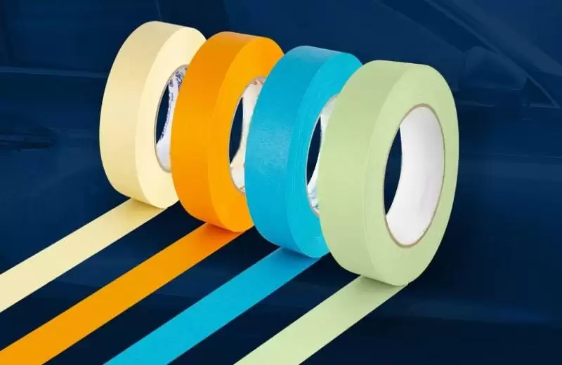 What do different colors of masking tape mean?
